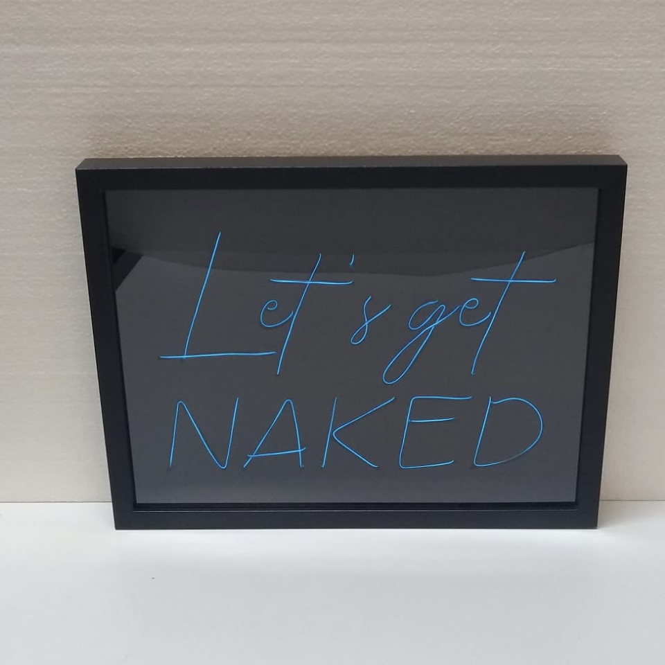 Licht Schilderij Naked