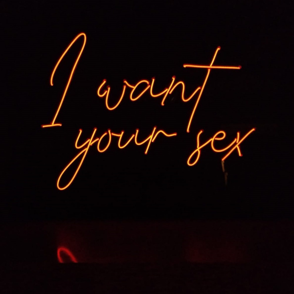 Licht Schilderij I want your sex